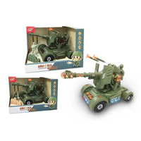 Electric Battle Tank Car - Educational Military Toy Vehicle for Kids