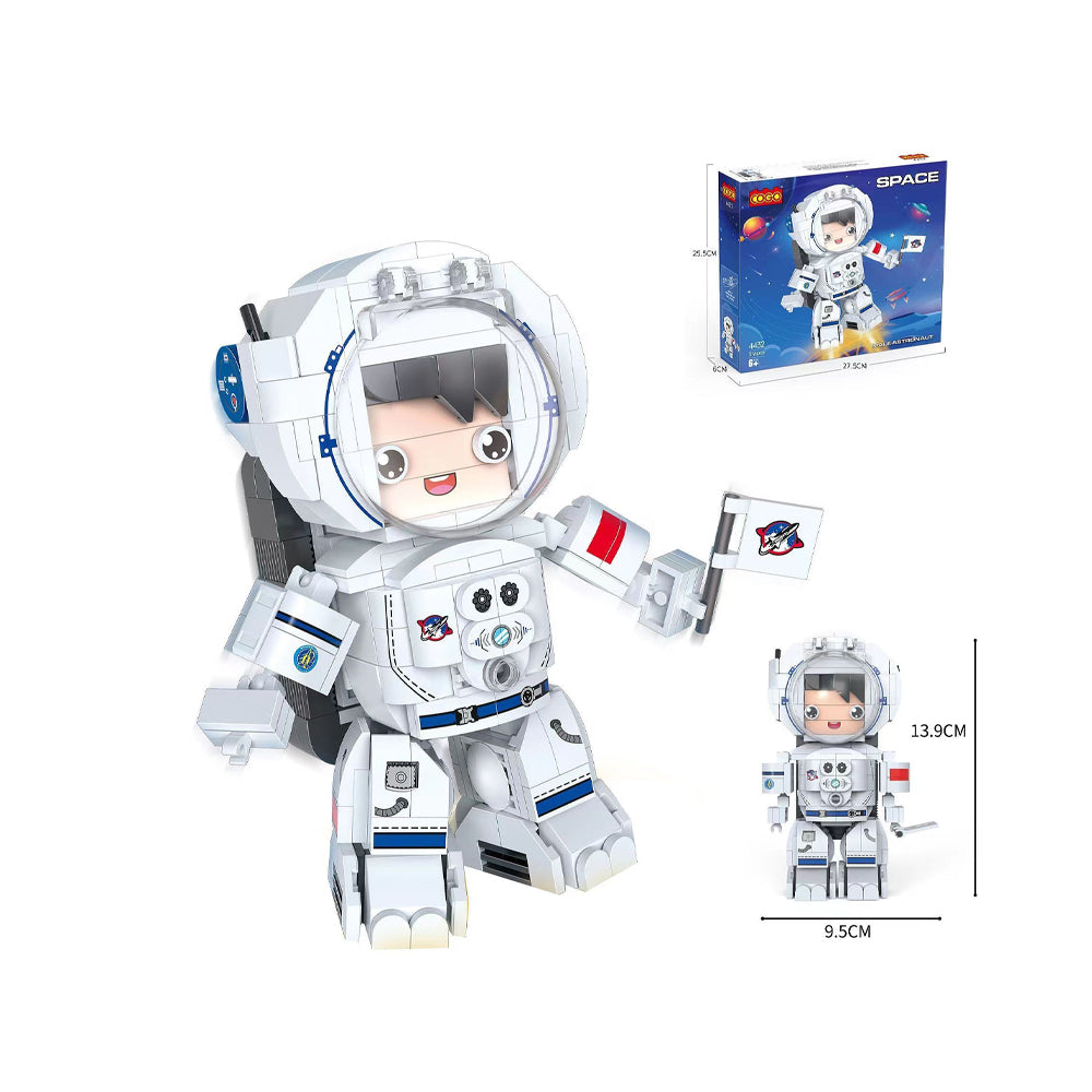 COGO Space Series Astronaut DIY Building Blocks Set for Kids
