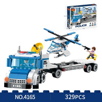 COGO Plastic Airplane Brick Building Blocks Set - 329 Pieces