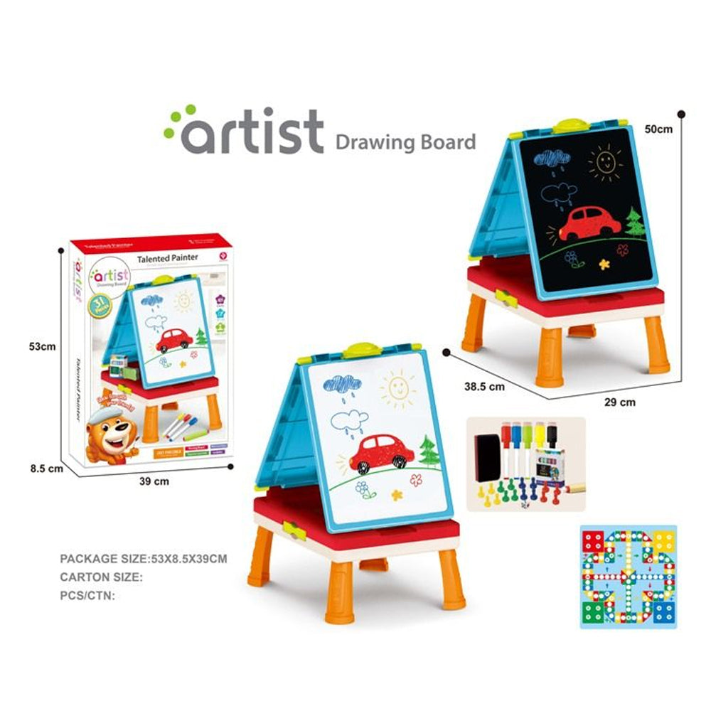 Multifunctional Children's Learning Plastic Drawing Board and Art Easel