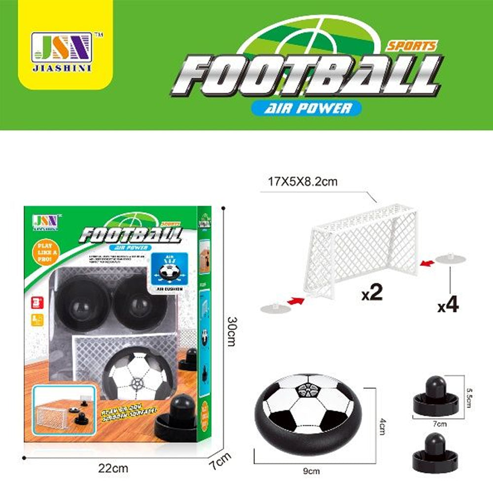 (Net) Electric Hover Football Set - Indoor Air Soccer Toy Game