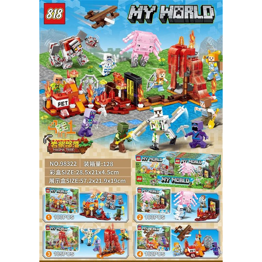 House Small Building Blocks Set - Compatible My World Series