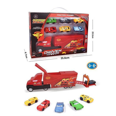 FRI Die-Cast Truck - Carrying 6 Racing Cars