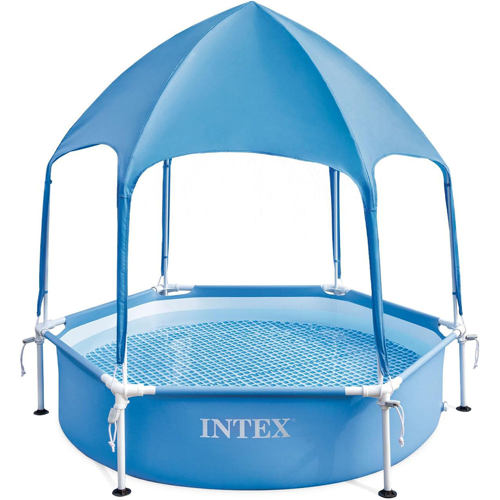 (NET) Intex Canopy Metal Frame Pool