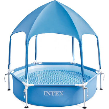 (NET) Intex Canopy Metal Frame Pool