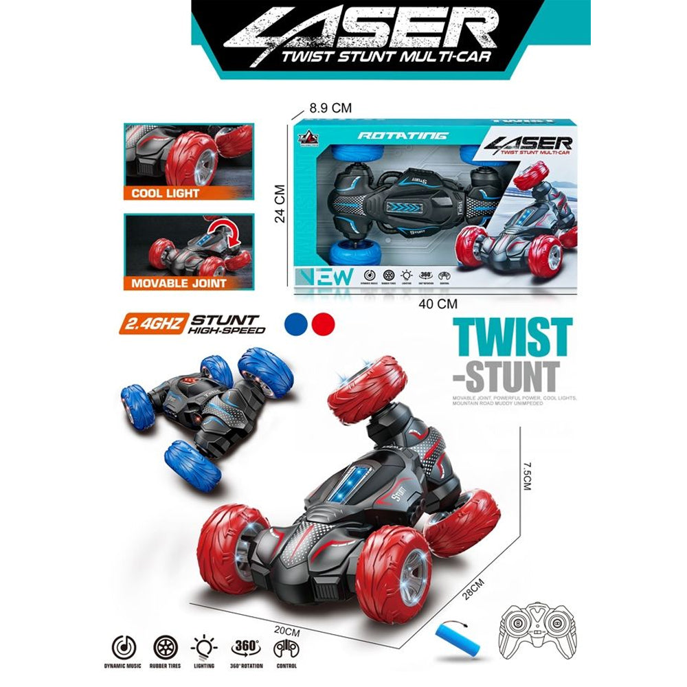 High-Speed Twist Stunt Multi Car - 2.4GHz Control