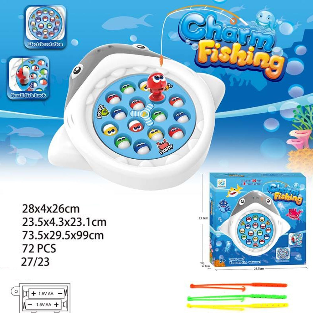 Multiple Players Electric Fishing Game for Kids