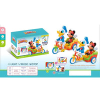 (Net) Mickey and Donald Duck Electric Tricycle Toy - Multi-Color Gift for Kids