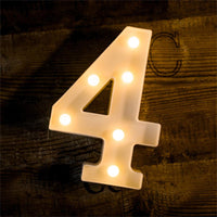 (NET) Decoration Numbers LED Light
