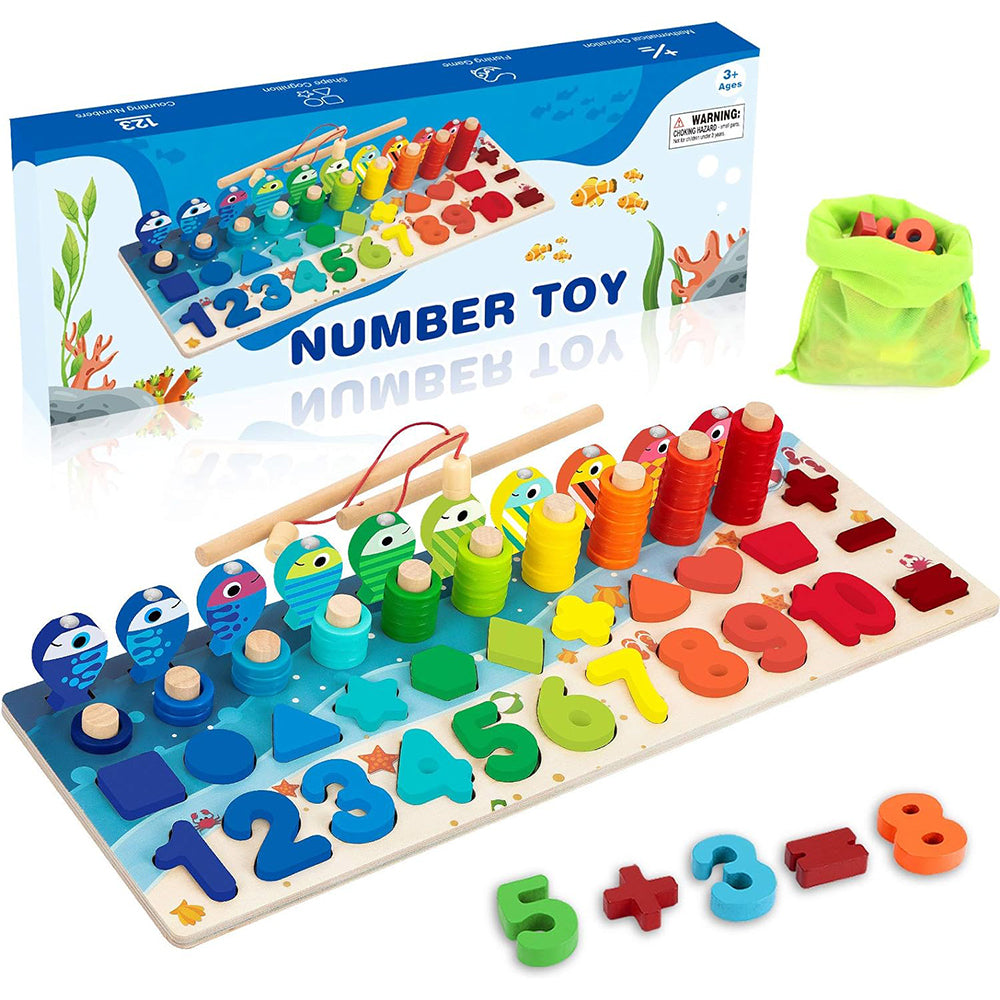 6-in-1 Colorful Logarithmic Board: A Fun Learning Journey