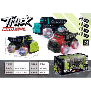 (Net) Off-Road High-Speed Remote Control Truck with Music - RC Toy Car