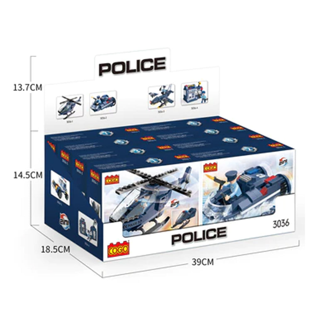 Deformation Police 3D Puzzle Block Toy Set - Creative Fun for Kids