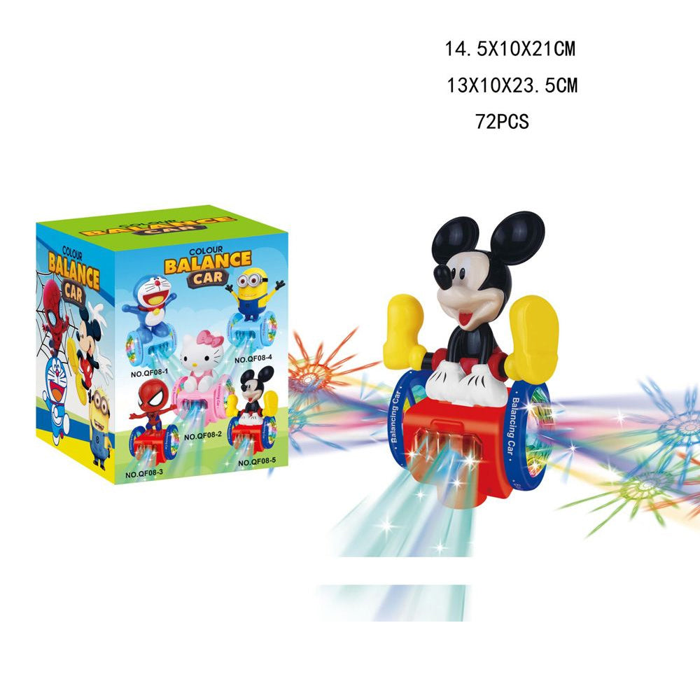 (Net) Musical Spinning Mickey Mouse Toy with Lights and Bump & Go Action