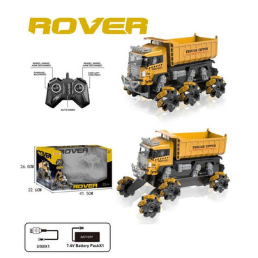 ( NET) Rechargeable Remote Control Truck with Robotic Wheels