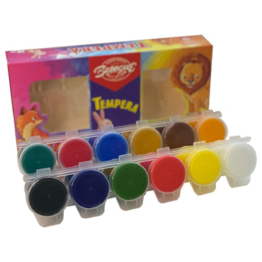 Tempera Color Paint 12 Colors 18 ML / 1215