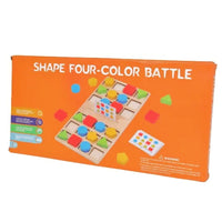 Wooden Shape Color Matching Board Game / KL1800