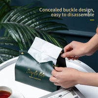 Leather Tissue Box Holder