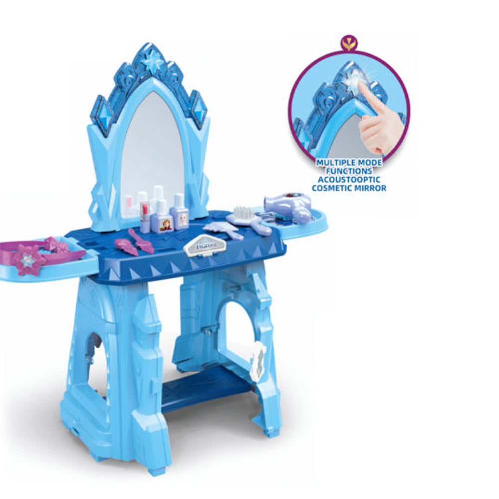 (Net) Magic Princess Pretend Play Set - Luxurious Beauty Table with Light and Sound
