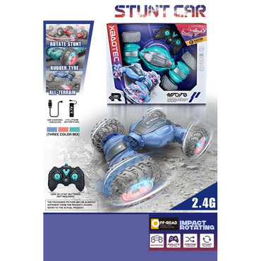 2.4G 1:16 Twisting Double Roll RC Stunt Car - Remote Control Toy for Kids