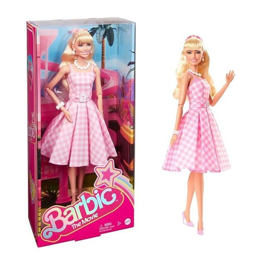 Blonde-Haired Barbie Doll in Pink Dress