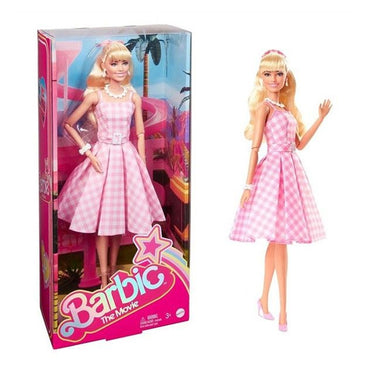 Blonde-Haired Barbie Doll in Pink Dress