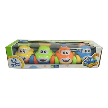 Set of 4 Mini Construction Simulation Cars