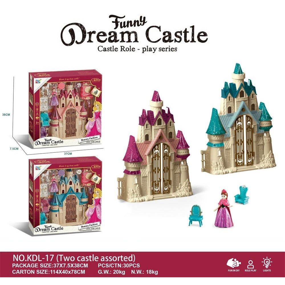 Enchanted Plastic Castle Play House Set with Lights & Sounds