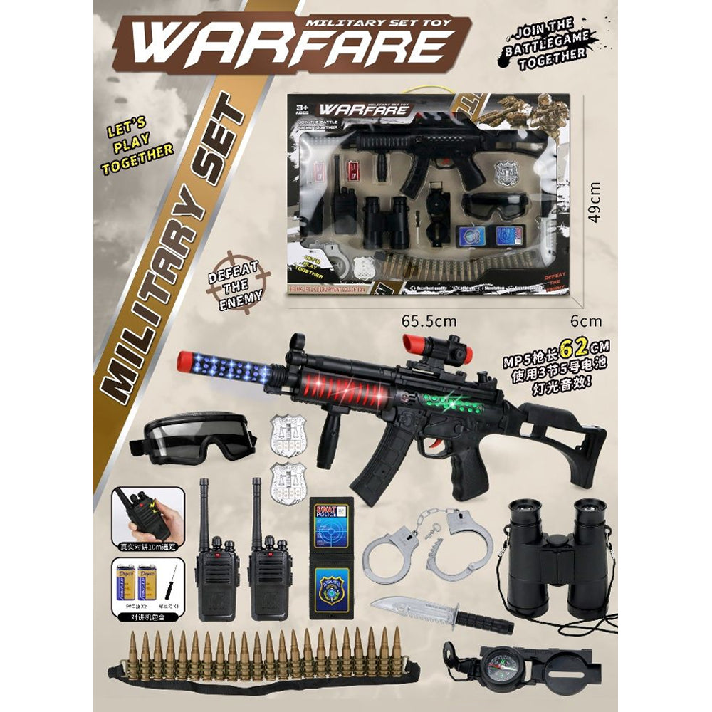 Children's Electronic Warfare Toy Set - Battle-Ready Arsenal