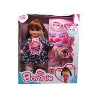 Lifelike Baby Doll with Hairdressing Set for Toddlers