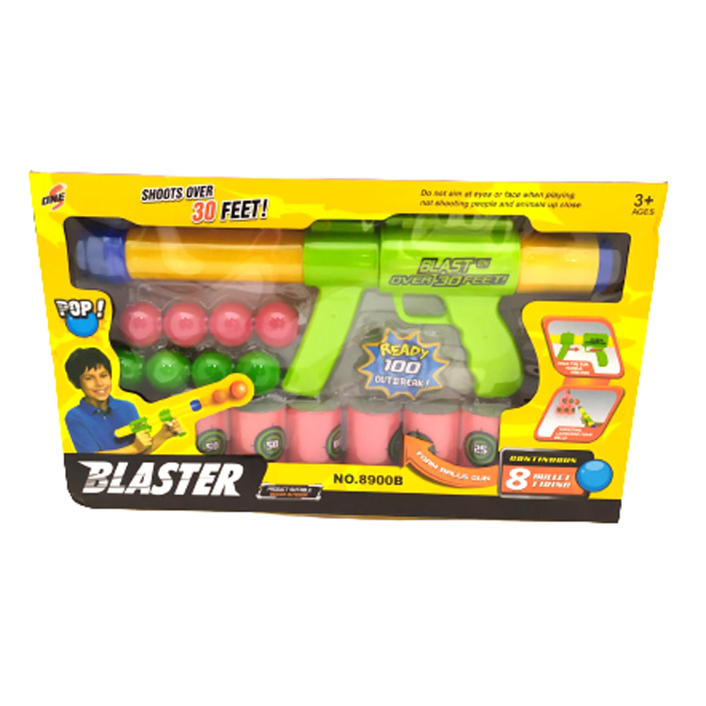 Gun Toy Blaster with Shooting Balls and Target Cups