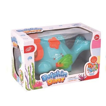 (Net) Musical Dolphin Toddler Toy with Colorful Lights