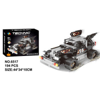 (Net) RC Racing Car Building Blocks Set - 194pcs, 4CH Remote Control