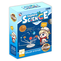 Solar System Kit  Astronomy 3D Planet Model Tribe Solar System Model Making Kit with Brush and Paint Educational Toy