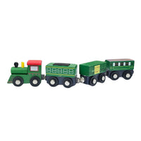 Wooden Train Set With Magnetic Suction Cups