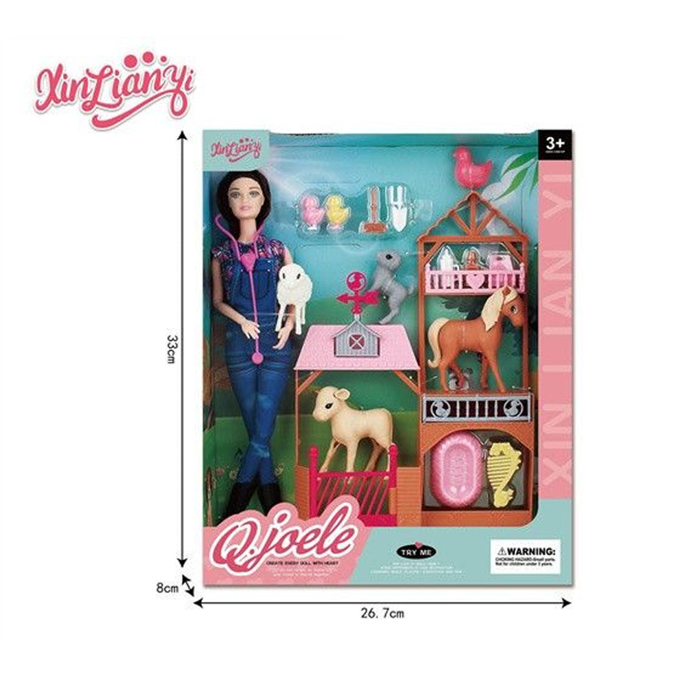 Barbie Animal Vet Doctor Doll Set