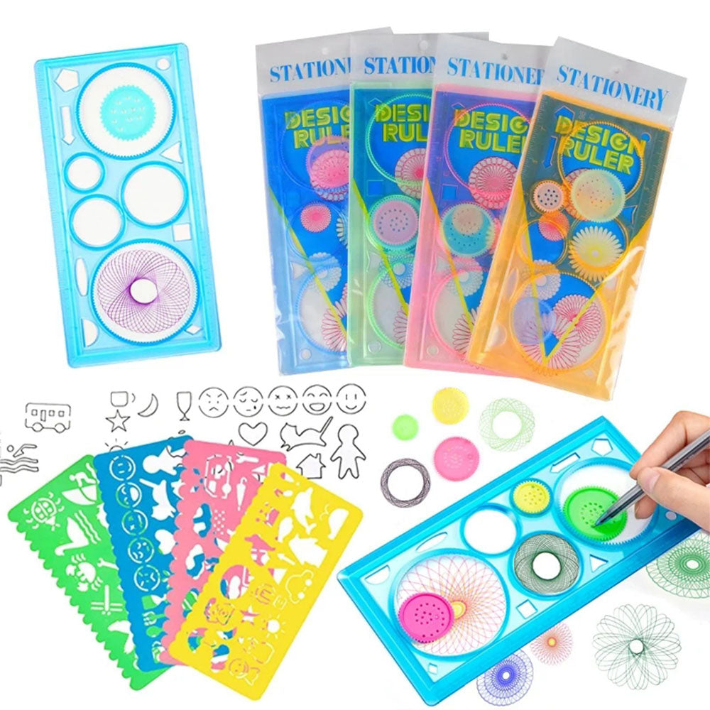 Spirograph Geometric Ruler Learning Drawing Tool Stationery