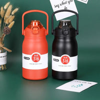 (Net) 1000ML Vacuum Insulated Stainless Steel Sports Water Bottle / 061885