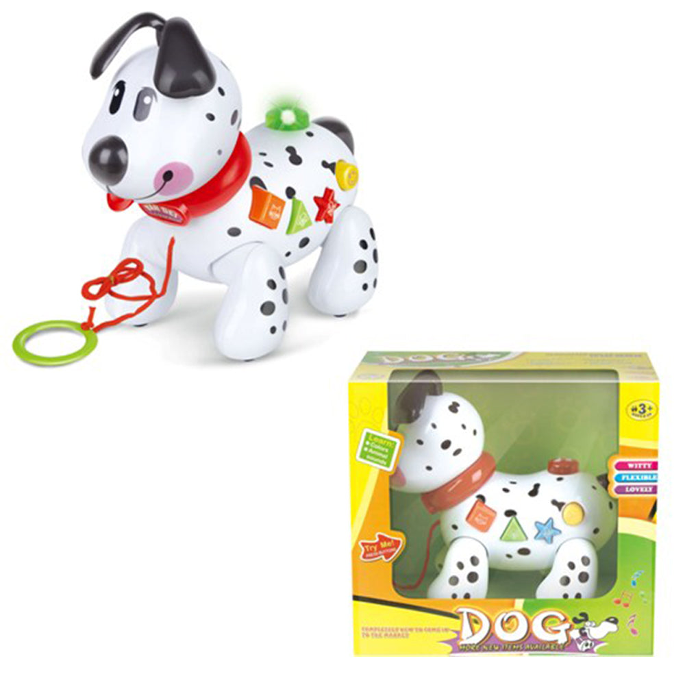 (Net) Interactive Walking Dog Toy with Leash - A Musical Friend for Your Child