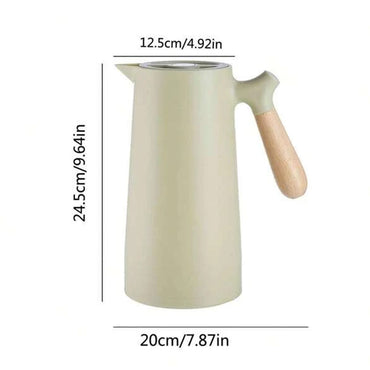 (Net) 1000ml Vacuum Jug Flask with Push Button Pourage / 561518