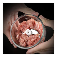 **(NET)** Mini Portable  Electric Garlic Machine Kitchen Meat Chopper Seasoning & Spice for Garlic Vegetables Salad