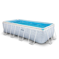 (NET) Intex Prism Frame Rectangular Pool Chevron