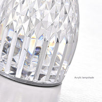 (NET) Vase Shape Atmosphere Crystal Lamp Diamond Table Lamp Home Decorations LED Lights / 75648