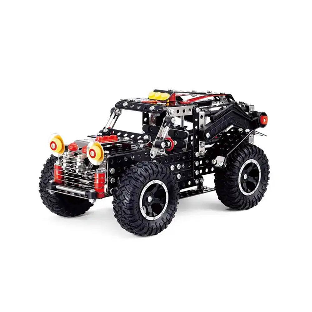 Utv Blocks Set 475-Piece Metal Off-Roader DIY Building Blocks Se