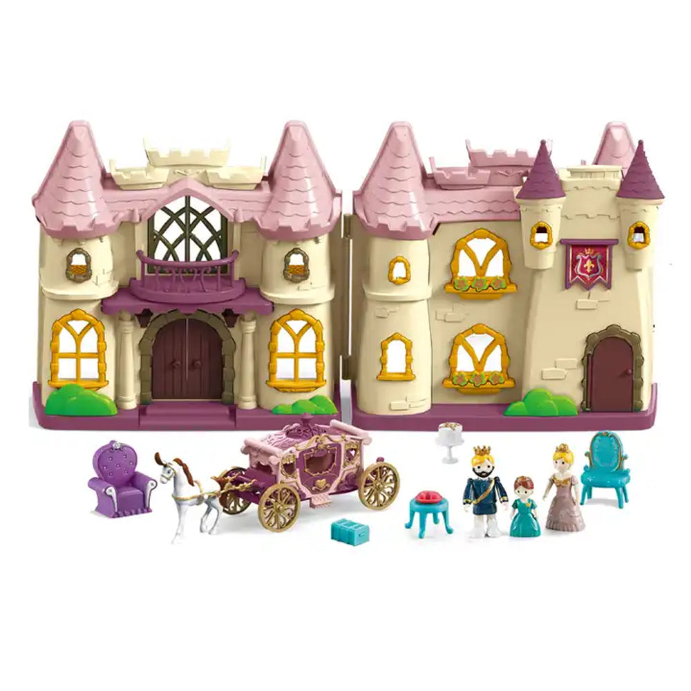 Princess Carriage Toy Set with Horse - Magical Play for Girls