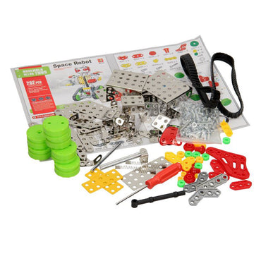 Metal Block Construction Car Model Robot Building Set - Educational Toy