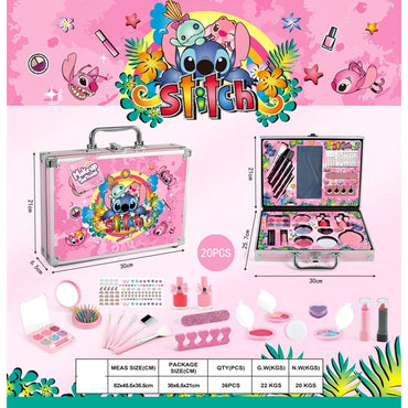 ( Net ) Stitch Washable Non-Toxic Cosmetic Makeup Toy With Makeup Bag