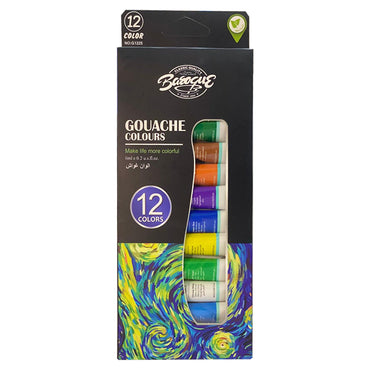 Gouache Colors 12 Colors 6 ML / G2306