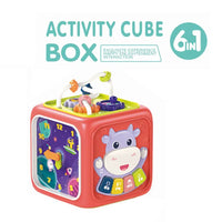 (net) Thrive Toys Baby Activity Cube 6 In 1