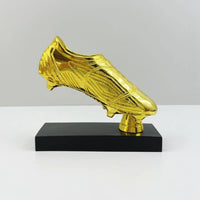Boot Designed Football Trophy Gold