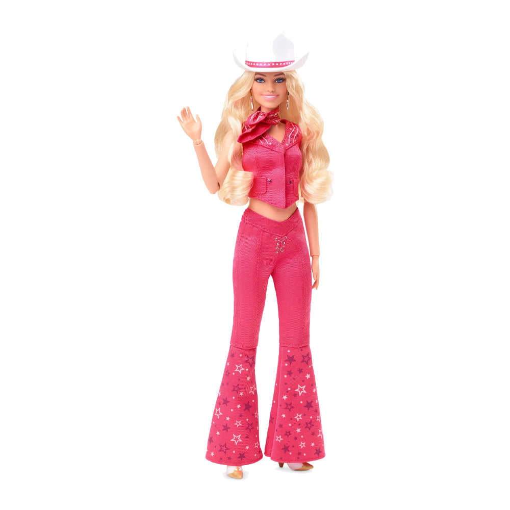Barbie Movie Collectible Doll - Margot Robbie in Pink Western Outfit